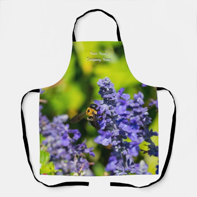 Delantal Salvia con Bumblebee Apron (Anverso)