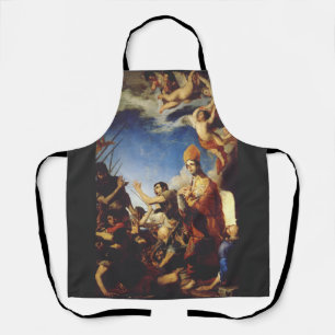 Delantal San Jenaro, Obispo de Benevento - Arte fino