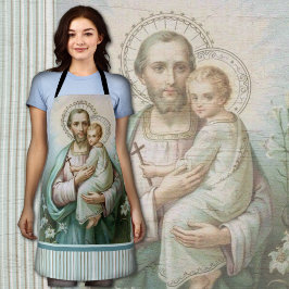 Delantal San José Jesús Religioso Tradicional Católico