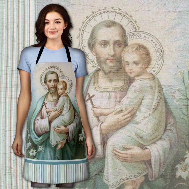 Delantal San José Jesús Religioso Tradicional Católico (Subido por el creador)