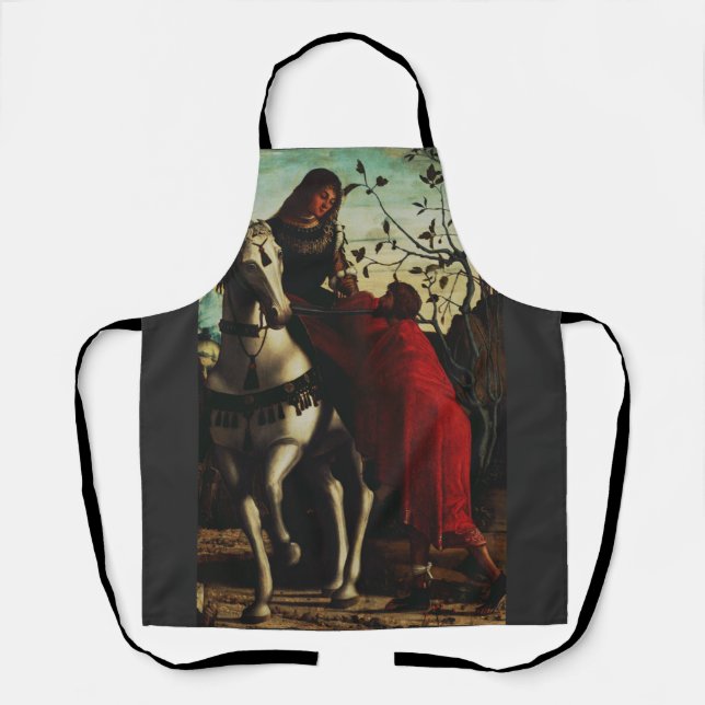 Delantal San Martín de Tours compartiendo la capa Arte fino (Anverso)