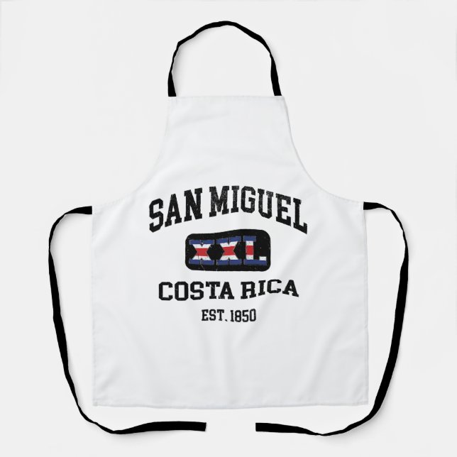 Delantal San Miguel, Costa Rica - XXL Atlético (Anverso)