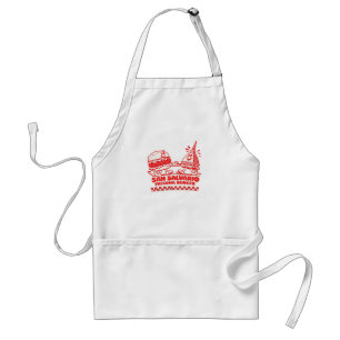 Delantal San Salvario Fassona Burger - Dibujo animado retro