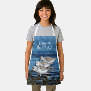 Delantal Sánderlings Festejos en sincronicidad escalonada