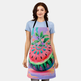 Delantal sandía colorida