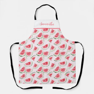 Delantal Sandía Rosa Bonita Personalizada