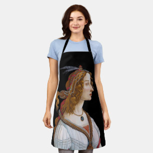 Delantal Sandro Botticelli - Retrato de Simonetta Vespucci