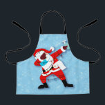 Delantal Santa Claus Dabbing Christmas covid<br><div class="desc">santa claus christmas coronavirus, 
influenza flu smiling covid19 , 
2020 corona cartoon pandemic, 
epidemic mask quarantine virus, 
covid-19 gesture humor cool , 
meme hipster pose holiday , 
cheerful cute red dab , 
hat funny illustration winter, 
happy merry dabbing man, 
coronavirus santa claus christmas , </div>