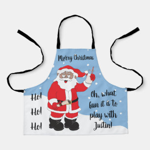 Delantal Santa Claus de color