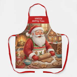 Delantal Santa Claus Holiday Baking Apron