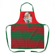 Santa Claus Vintage Verde y Rojo
