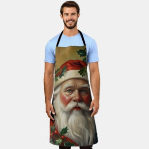 Delantal Santa Con Muérdago
