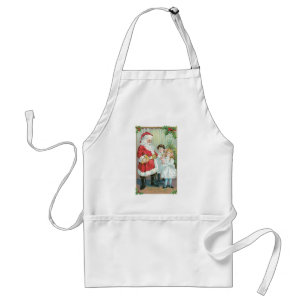 Delantal Santa con niños