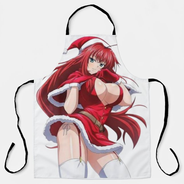 Delantal Santa Diva Anime WinterOutfit-All-Over Print Apron (Anverso)