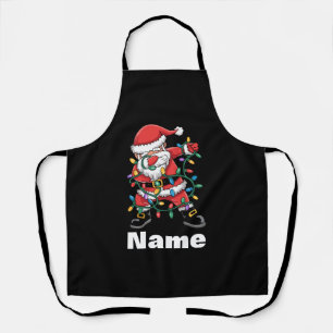 Delantal Santa haciendo dab Regalo de Navidad divertido per