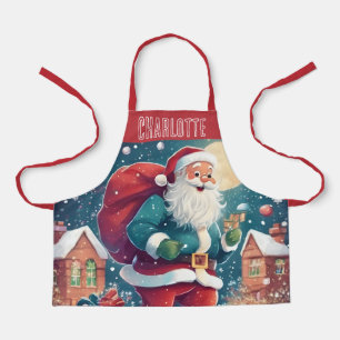 Delantal Santa In The Snow Kids Navidades