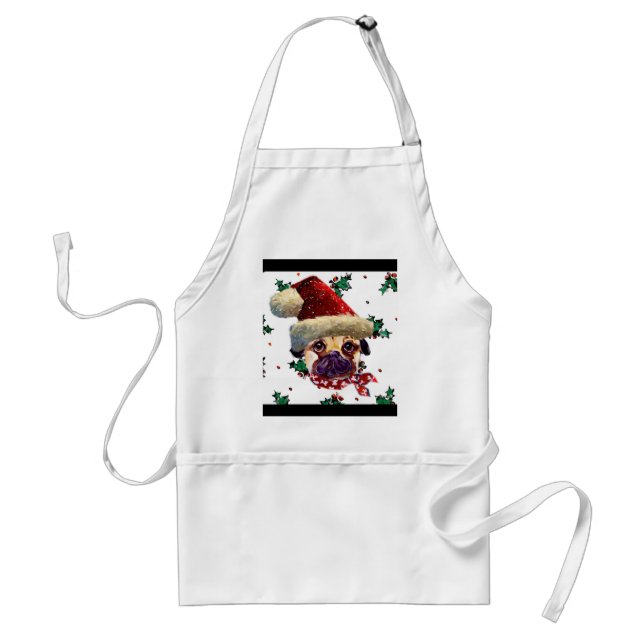 Delantal Santa Pug (Frente)