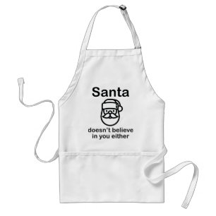 Delantal Santa tampoco cree en ti