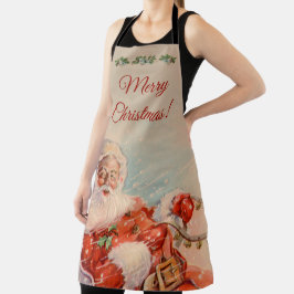 Delantal Santas Sleigh