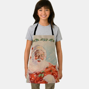 Delantal Santas Sleigh Ride - Pequeña