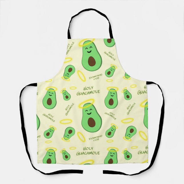 Delantal Santo Guacamole lindo aguacate (Anverso)