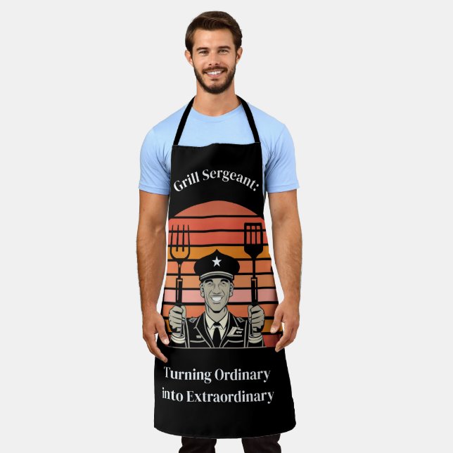 Delantal Sargento Grill BBQ (Gastado)