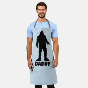 DELANTAL SASQUATCH BIGFOOT DAD DADDY KITCHEN APRON
