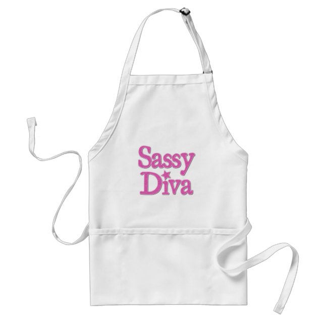 Delantal Sassy Diva (Frente)