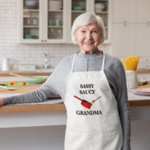 Delantal Sassy Saucy Chef Personalizado Sauce Pan Apron