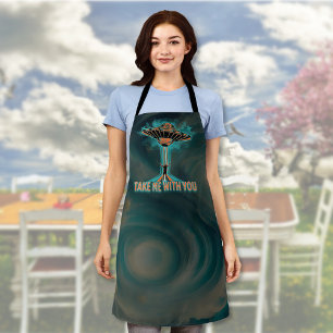 Delantal Saucer volador de estilo de los años 60