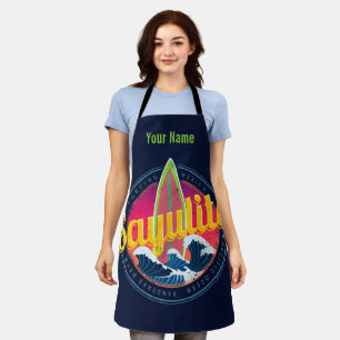 Delantal Sayulita México Surfer Vintage Wave Sunset Bigwave