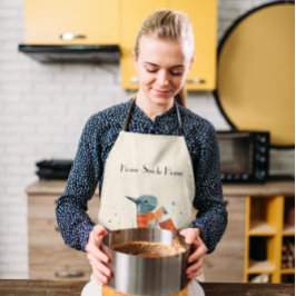 Delantal Scandi Aviary Duet, personalizado