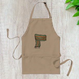 Delantal Scarf Sketch Fashion Apron