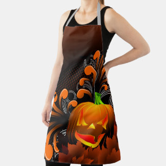 Delantal Scary Halloween Jack-o' lantern