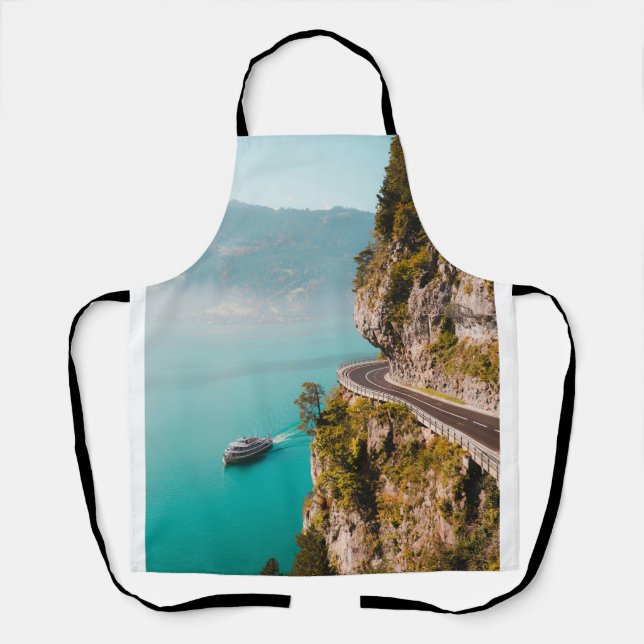 Delantal Scenic Cliffside Road Apron (Anverso)