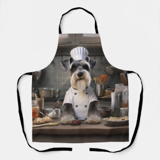 Delantal Schnauzer Dog Chef