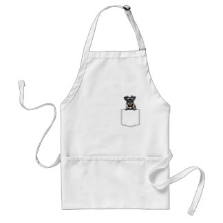 Delantal Schnauzer Dog Pocket Apron