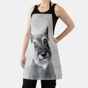 Delantal Schnauzer (gigante) - Arte de perros original muy
