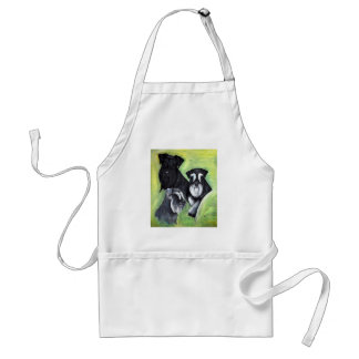 Delantal Schnauzers miniatura
