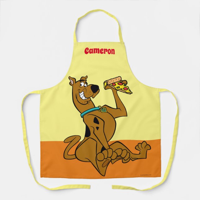 Delantal Scooby-Doo Con Pizza Slice (Anverso)