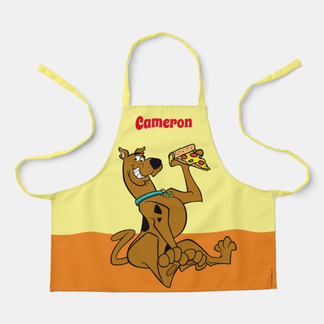 Delantal Scooby-Doo Con Pizza Slice (Anverso)