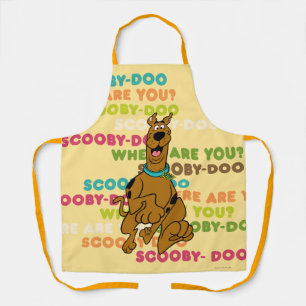 Delantal Scooby-Doo Dirigiendo "¿Dónde Estás?"