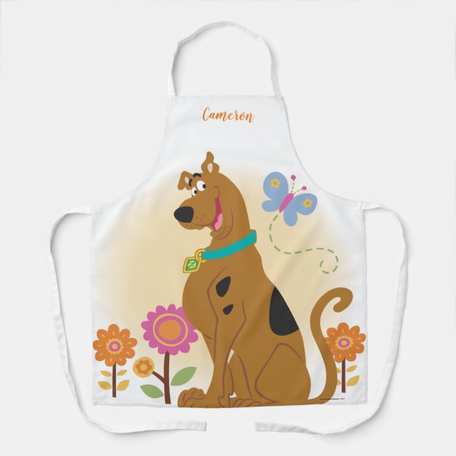Delantal Scooby-Doo Following Butterfly (Anverso)