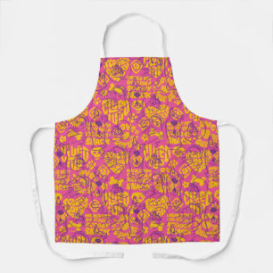 Delantal Scooby-Doo   Funky Flower Pattern