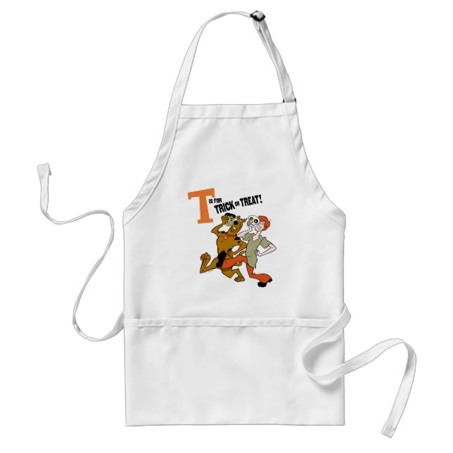 Delantal Scooby-Doo | T es para Truco o Tratamiento (Frente)