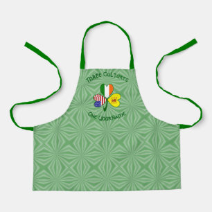 Delantal Scot Rampant USA Banderas irlandesas Shamrock pers