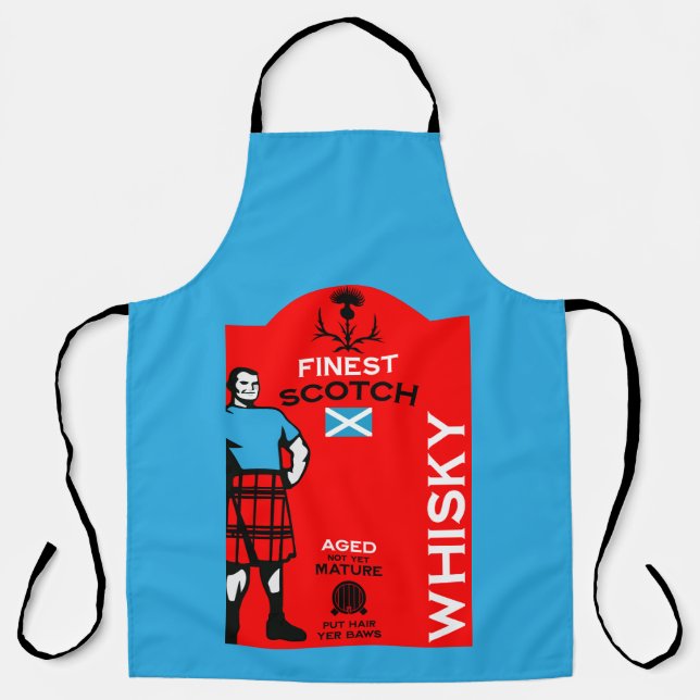 Delantal Scotch Whisky Drinker (Anverso)