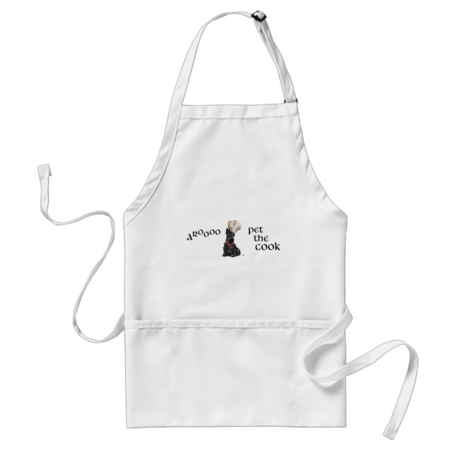 Delantal Scottie Chef Kiss the Cook (Frente)