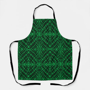 Delantal Scribe simple   Tejido Espejo   Verde  