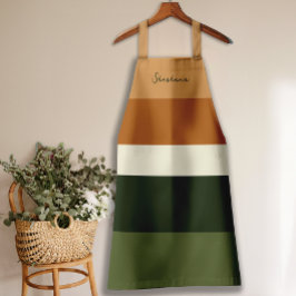 Delantal Script Apron de impresión de banda personalizada p